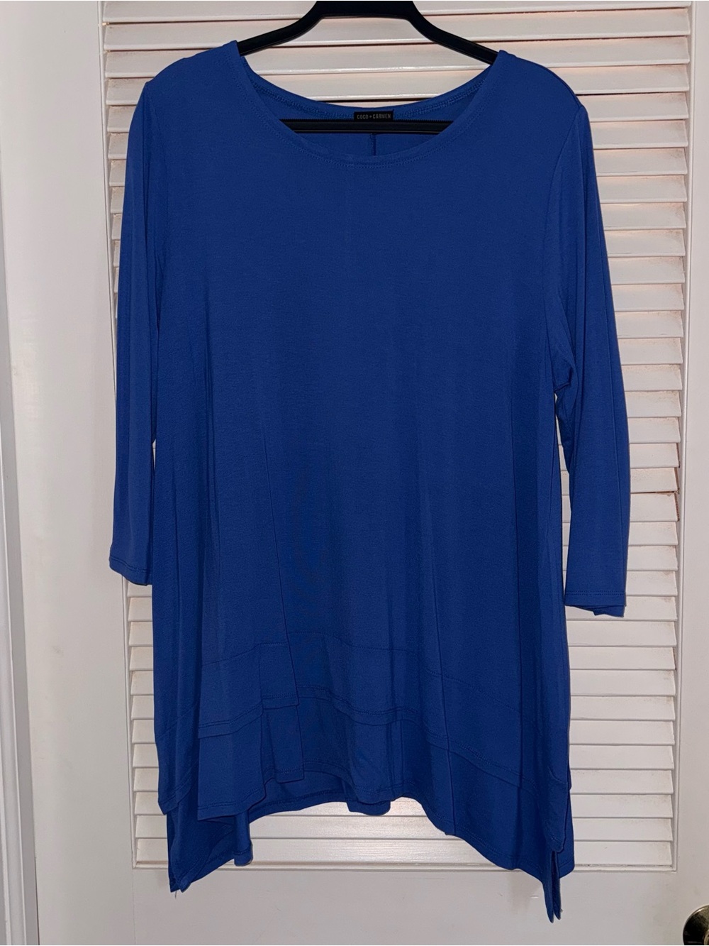 Coco + Carmen Royal Blue Scoop Neck Tunic